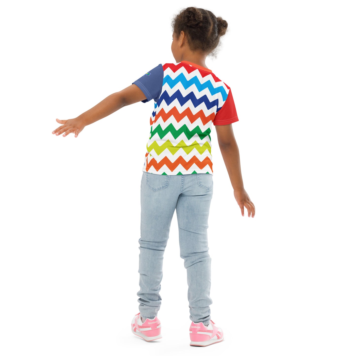 Kids Make Believe Chevron Soccer Tee