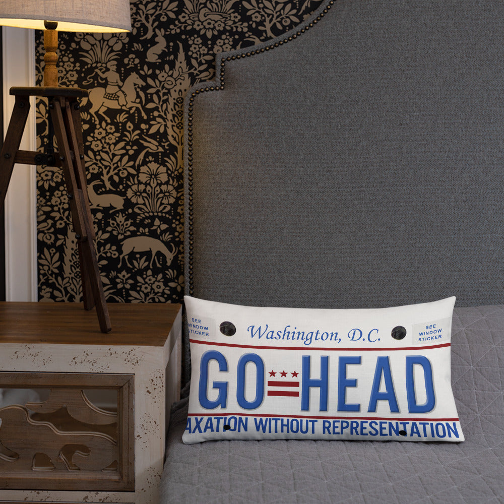 OLD DC THROW PILLOW