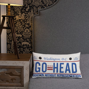 OLD DC THROW PILLOW