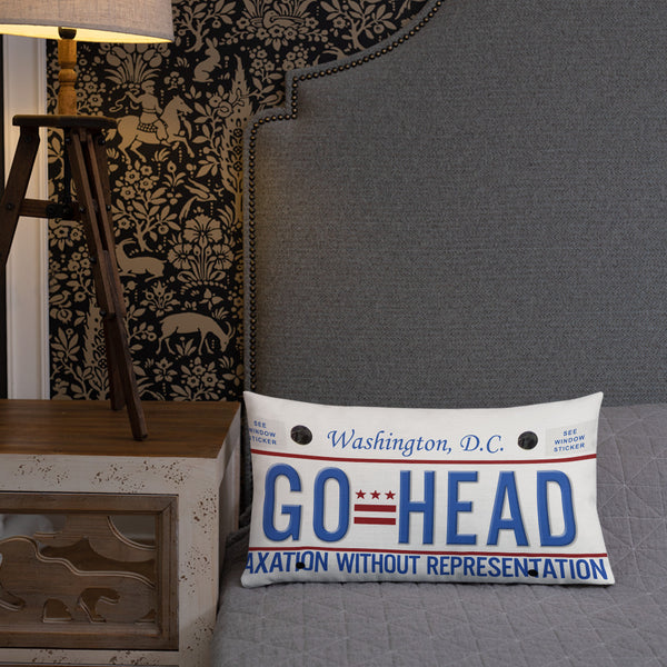 OLD DC THROW PILLOW