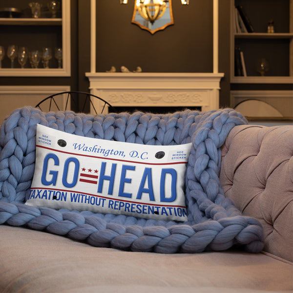 OLD DC THROW PILLOW
