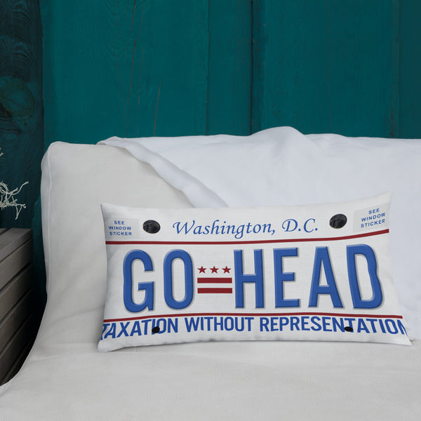 OLD DC THROW PILLOW