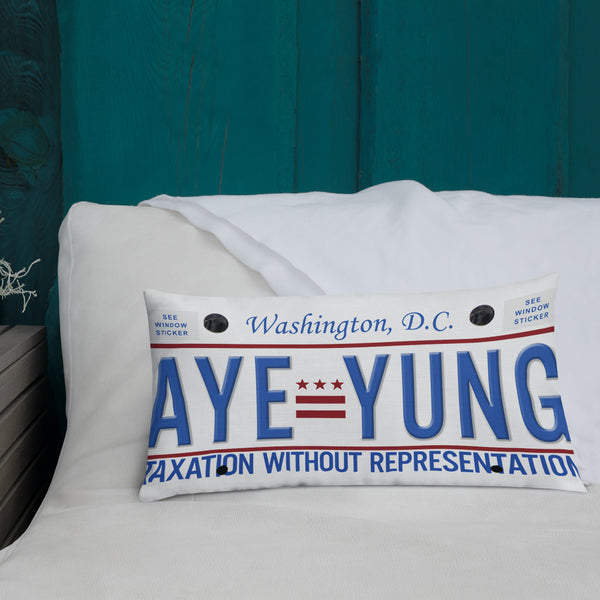 OLD DC THROW PILLOW