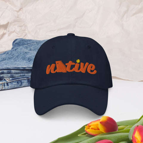 NATIVE PEACH STRAP BACK HAT